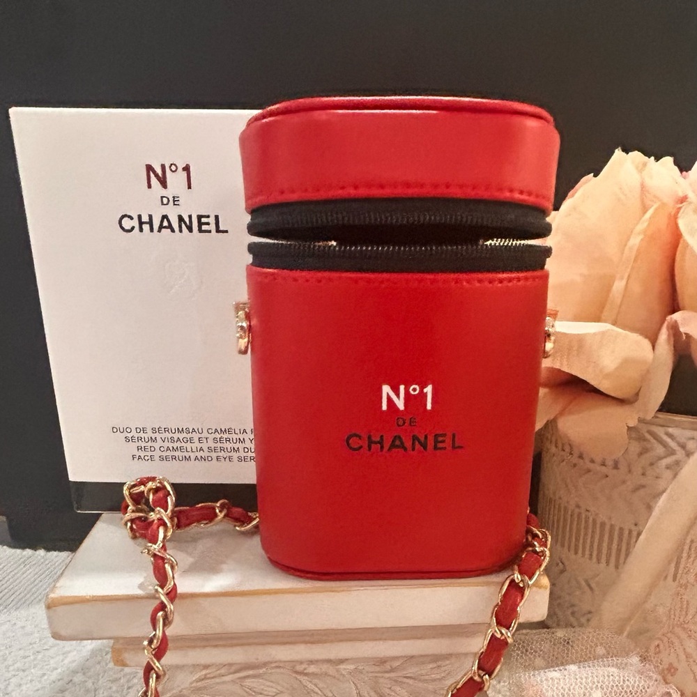Chanel Red Mini Bag - image 1